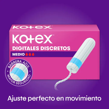 TAMPÓN KOTEX EVOLUTION DIGITAL MEDIO X 20 UND + 12 DE OBSEQUIO