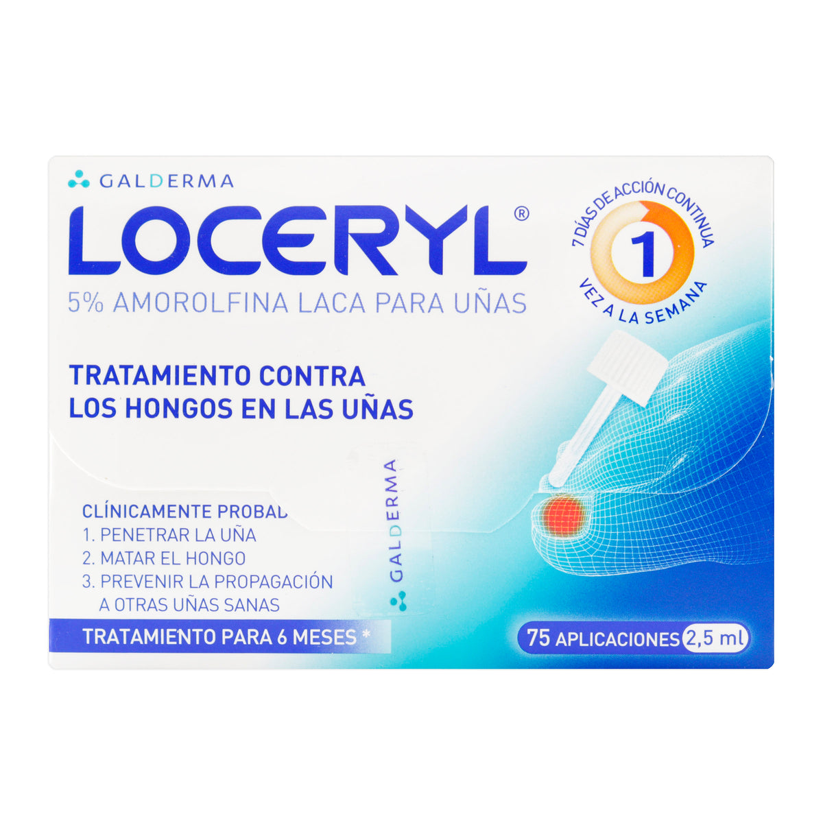 LOCERYL 5% LACA 2.5 ML
