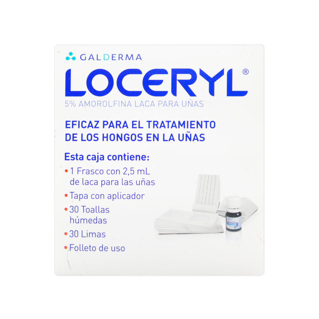 LOCERYL 5% LACA 2.5 ML