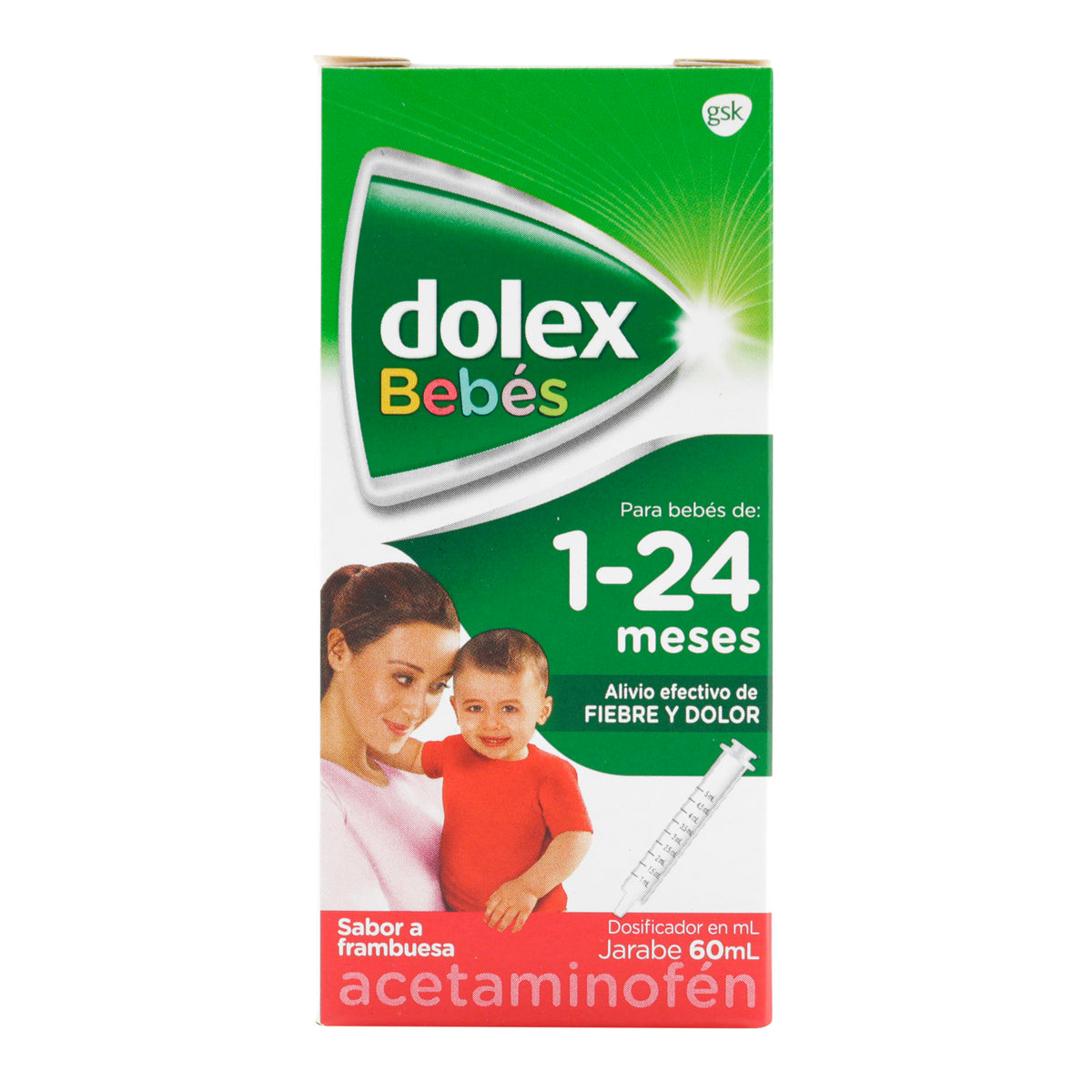 DOLEX JARABE BEBES (1-24 MESES) 60 ML