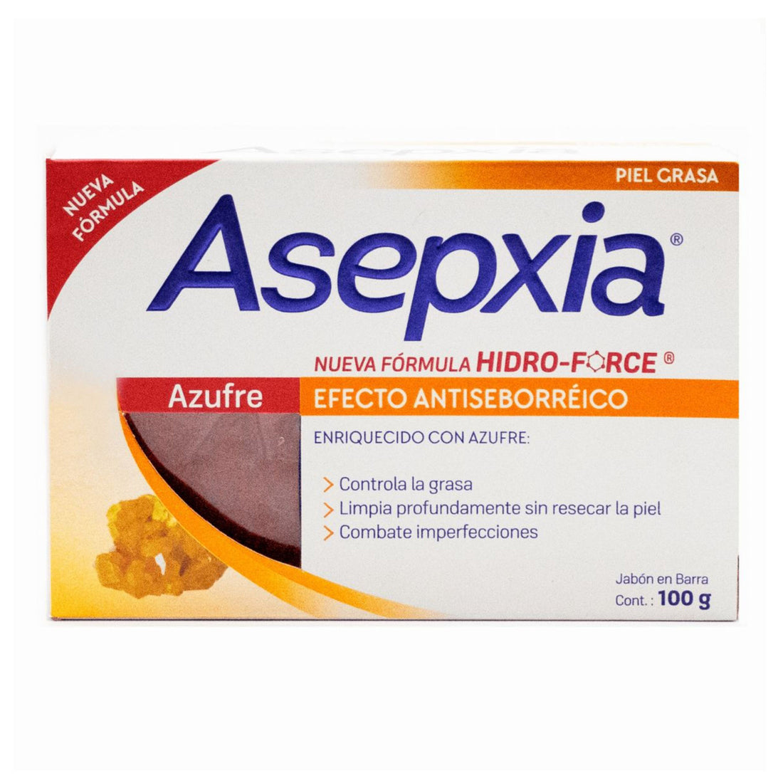 JABON ASEPXIA AZUFRE 100 GR