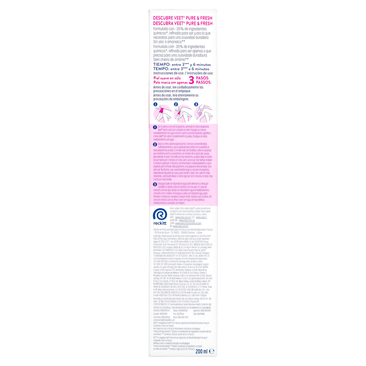 VEET CREMA DEPILATORIA PIEL NORMAL 200ML