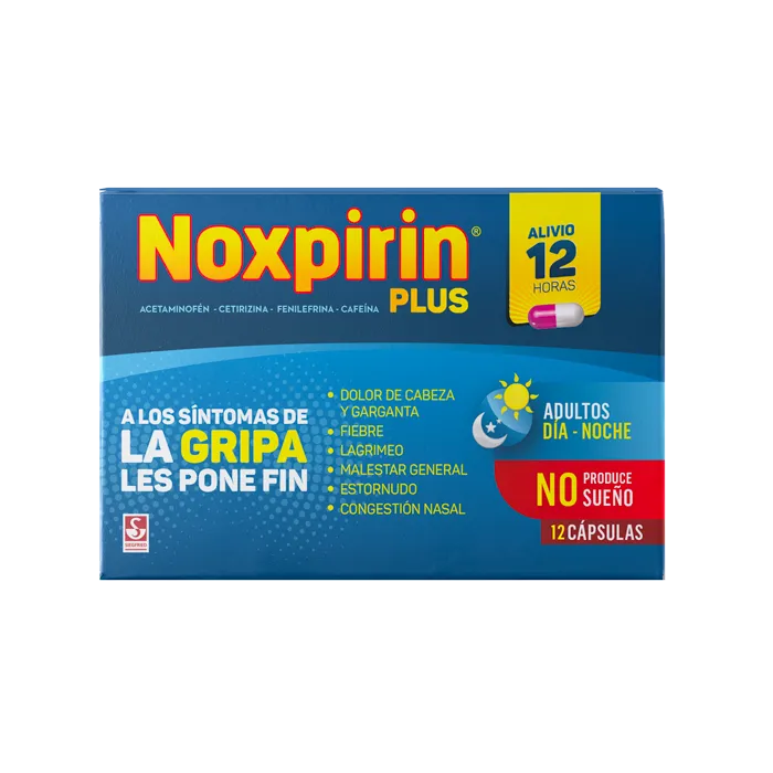 NOXPIRIN PLUS X 12 CÁPSULAS