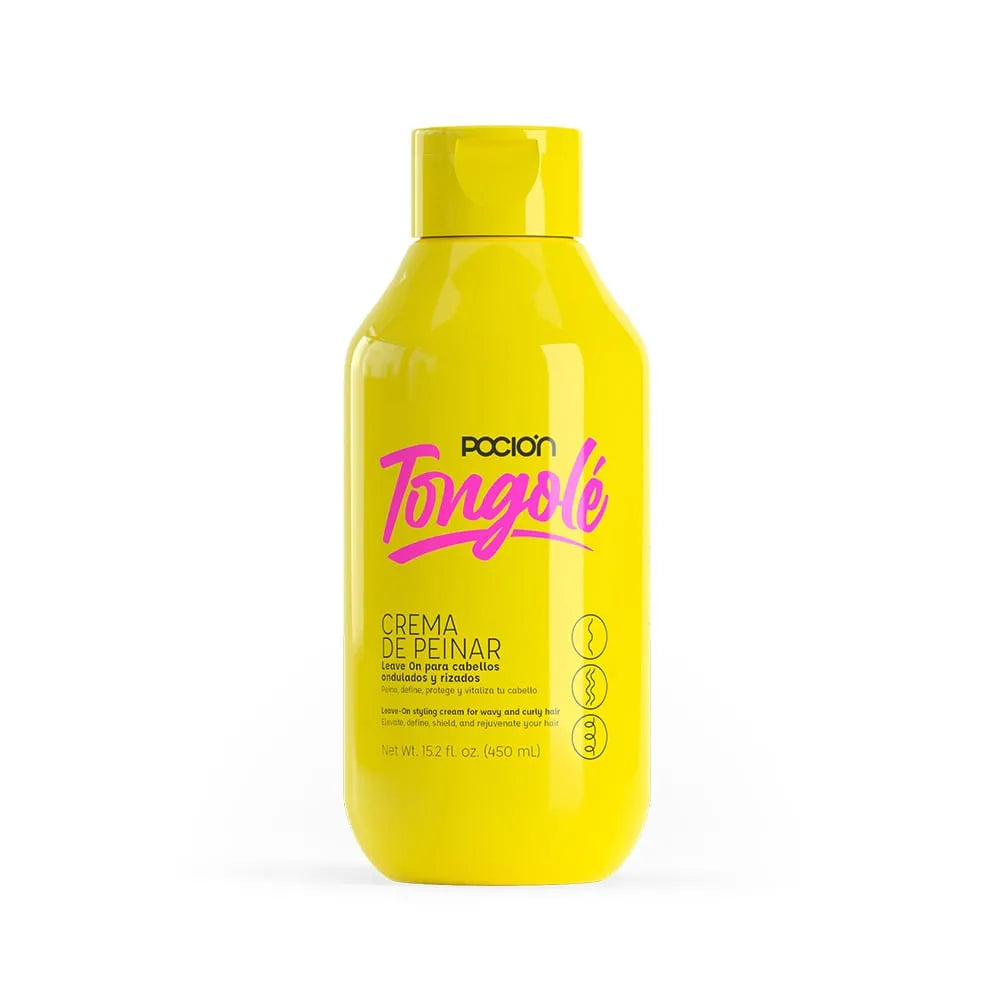 CREMA PARA PEINAR LA POCIÓN TONGOLÉ PARA RIZOS 450 ML