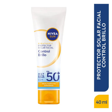 PROTECTOR SOLAR NIVEA SUN CONTROL DE BRILLO FPS 50 — 40 ML
