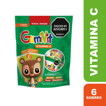 GOMAS GUMIVIT VITAMINA C — BOLSA X 6 MINISOBRES