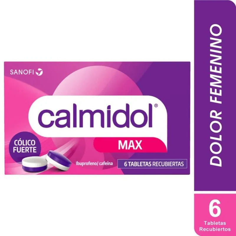 CALMIDOL MAX X 6 TABLETAS