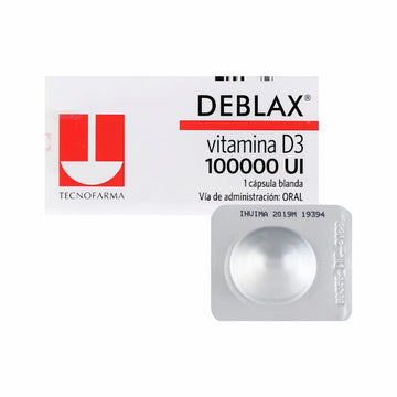 DEBLAX VITAMINA D3 100.000 UI X 1 CÁPSULA