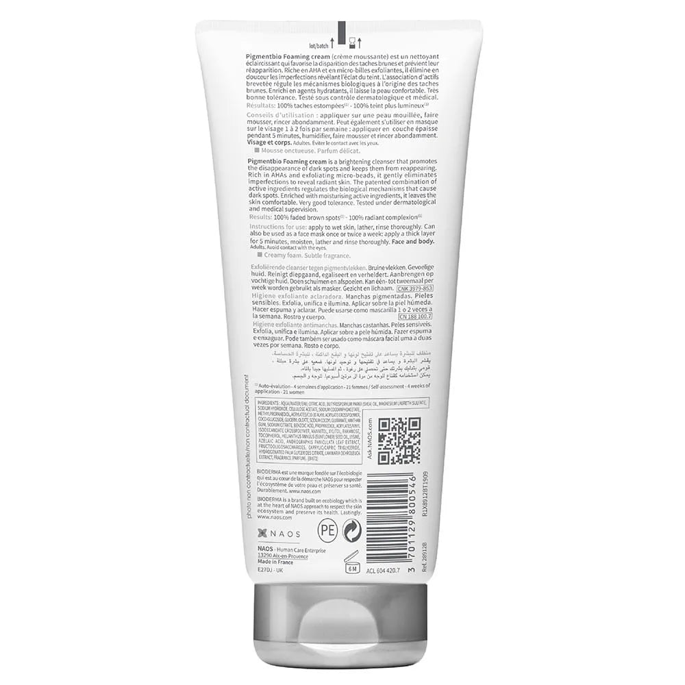 BIODERMA PIGMENTBIO FOAMING CREAM 200 ML