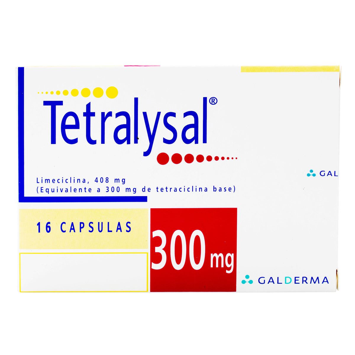 TETRALYSAL 300 MG 16 CAP