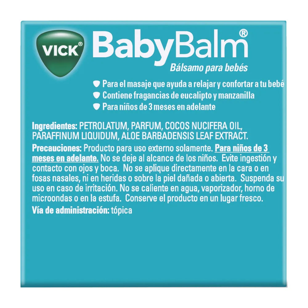 VICK BABYBALM BÁLSAMO PARA BEBÉS 50 G