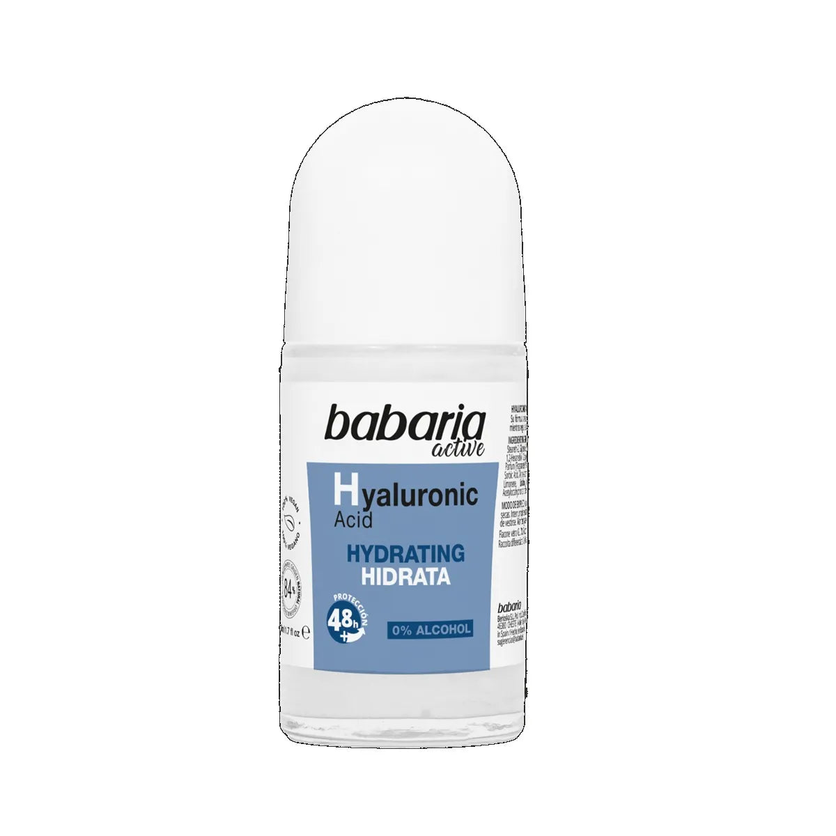 DESODORANTE BABARIA ROLL-ON CON ÁCIDO HIALURÓNICO 50 ML