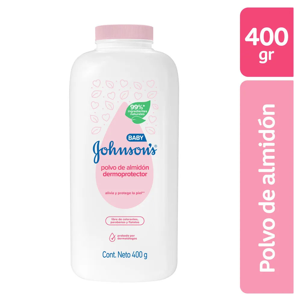 TALCO JOHNSON’S BABY POLVO DE ALMIDÓN DE MAÍZ 400 G