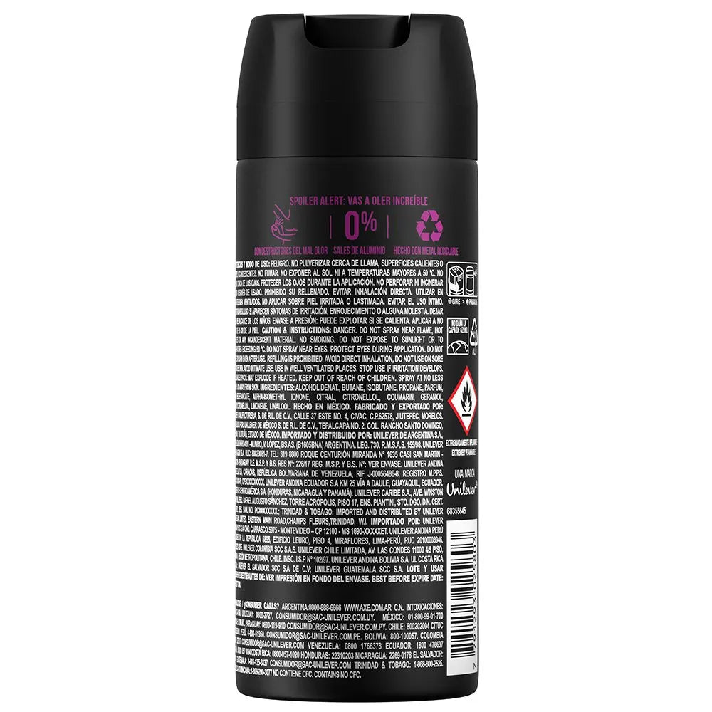 DESODORANTE AXE BODY SPRAY EXCITE 150 ML