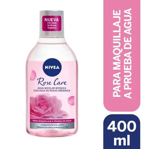 AGUA MICELAR  NIVEA FACIAL ROSAS 400ML