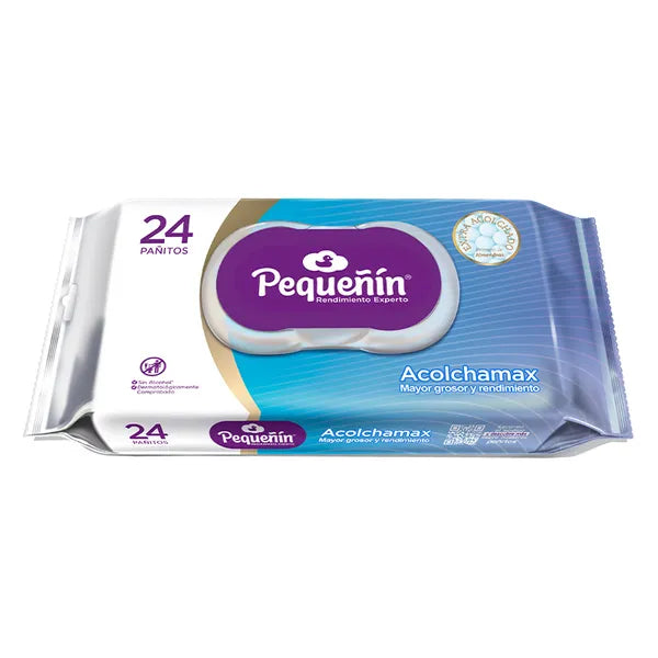 PAÑITOS HÚMEDOS PEQUEÑÍN ACOLCHAMAX X 24 UNIDADES