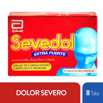 SEVEDOL EXTRAFUERTE X 8 TABLETAS
