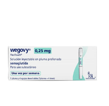 WEGOVY SEMAGLUTIDA 0,25 MG SOLUCIÓN INYECTABLE