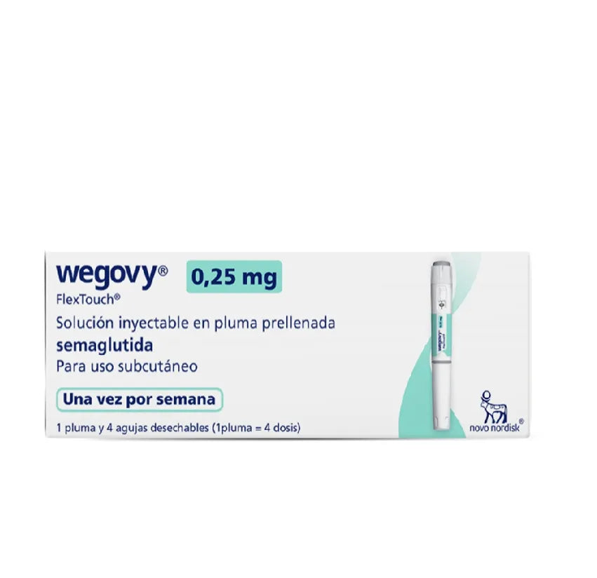 WEGOVY SEMAGLUTIDA 0,25 MG SOLUCIÓN INYECTABLE