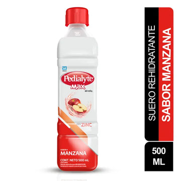 PEDIALYTE ZINC 60 SABOR MANZANA 500 ML