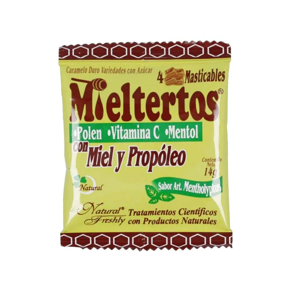 MIELTERTOS PASTILLAS MASTICABLES X 1 SOBRE