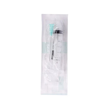 JERINGA ALFA DESECHABLE 3 PARTES 5 CC CON AGUJA 21G X 1½" — 1 UNIDAD
