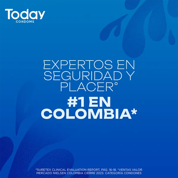 PRESERVATIVO TODAY LUBRICADO X 3 UNIDADES