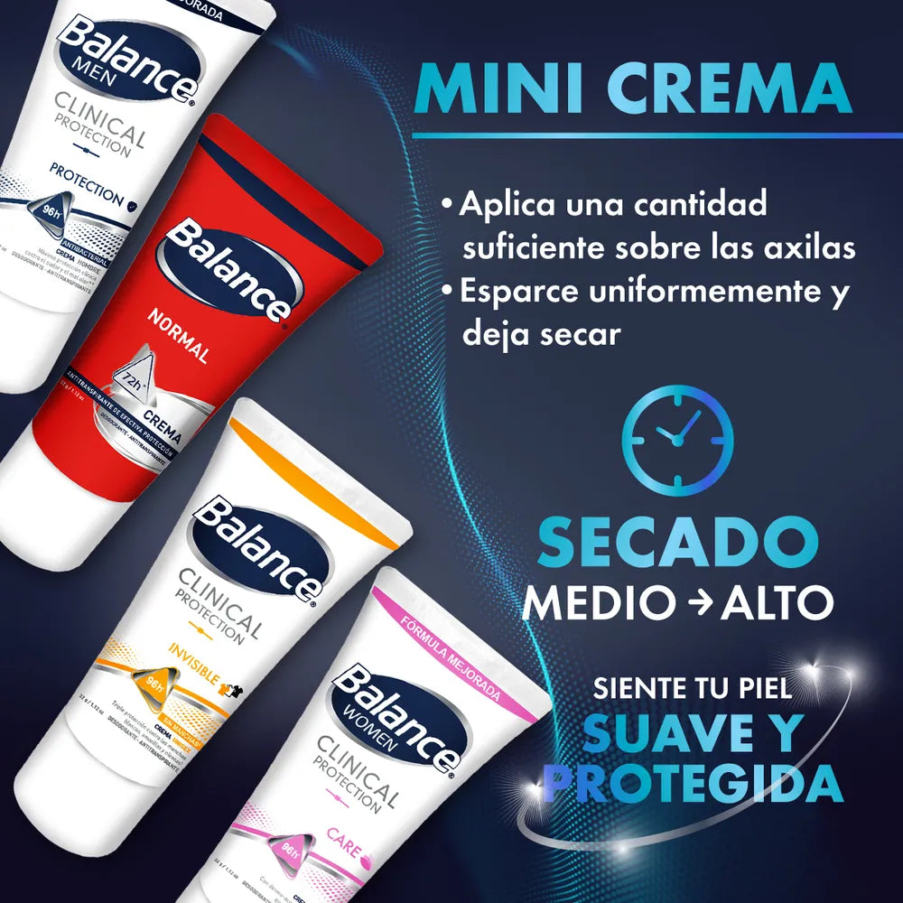 DESODORANTE BALANCE MINI CLINICAL CARE WOMAN 30 GR