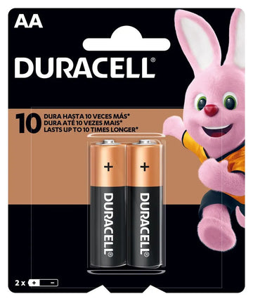 PILA DURACELL ALCALINA AA X 2 UNIDADES