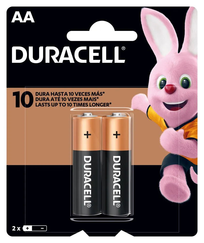 PILA DURACELL ALCALINA AA X 2 UNIDADES