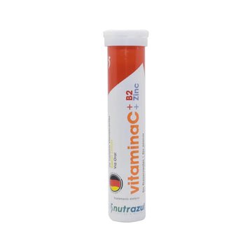 VITAMINA C + ZINC + VITAMINA B2 NUTRAZUL X 20 TABLETAS EFERVESCENTES