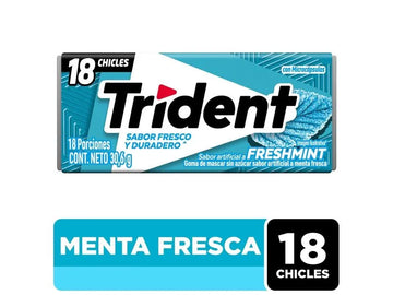 CHICLE TRIDENT EVUP FRESH MINT X 12 UDS