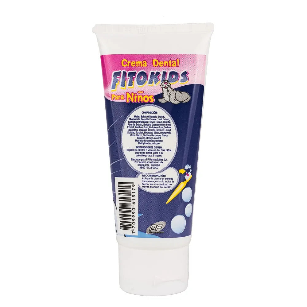 CREMA DENTAL FITO KIDS SABOR CHICLE 75 G