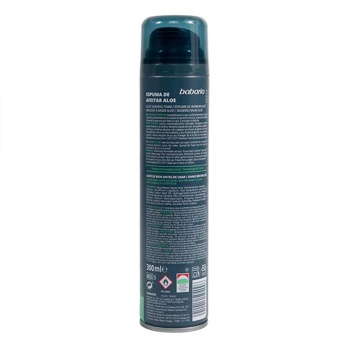 ESPUMA DE AFEITAR BABARIA ALOE 300 ML