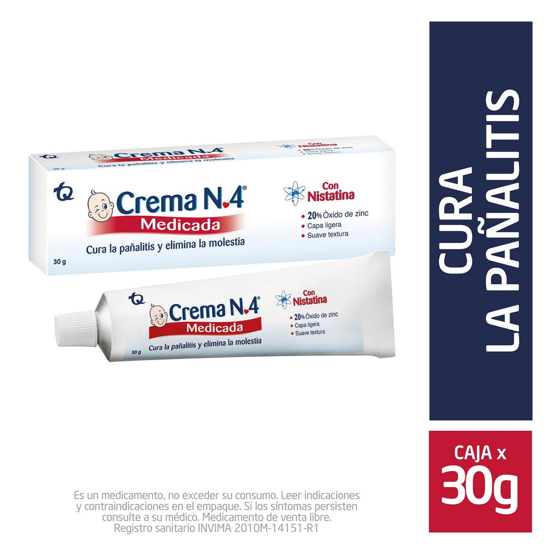 CREMA N°4 MEDICADA 30 GR