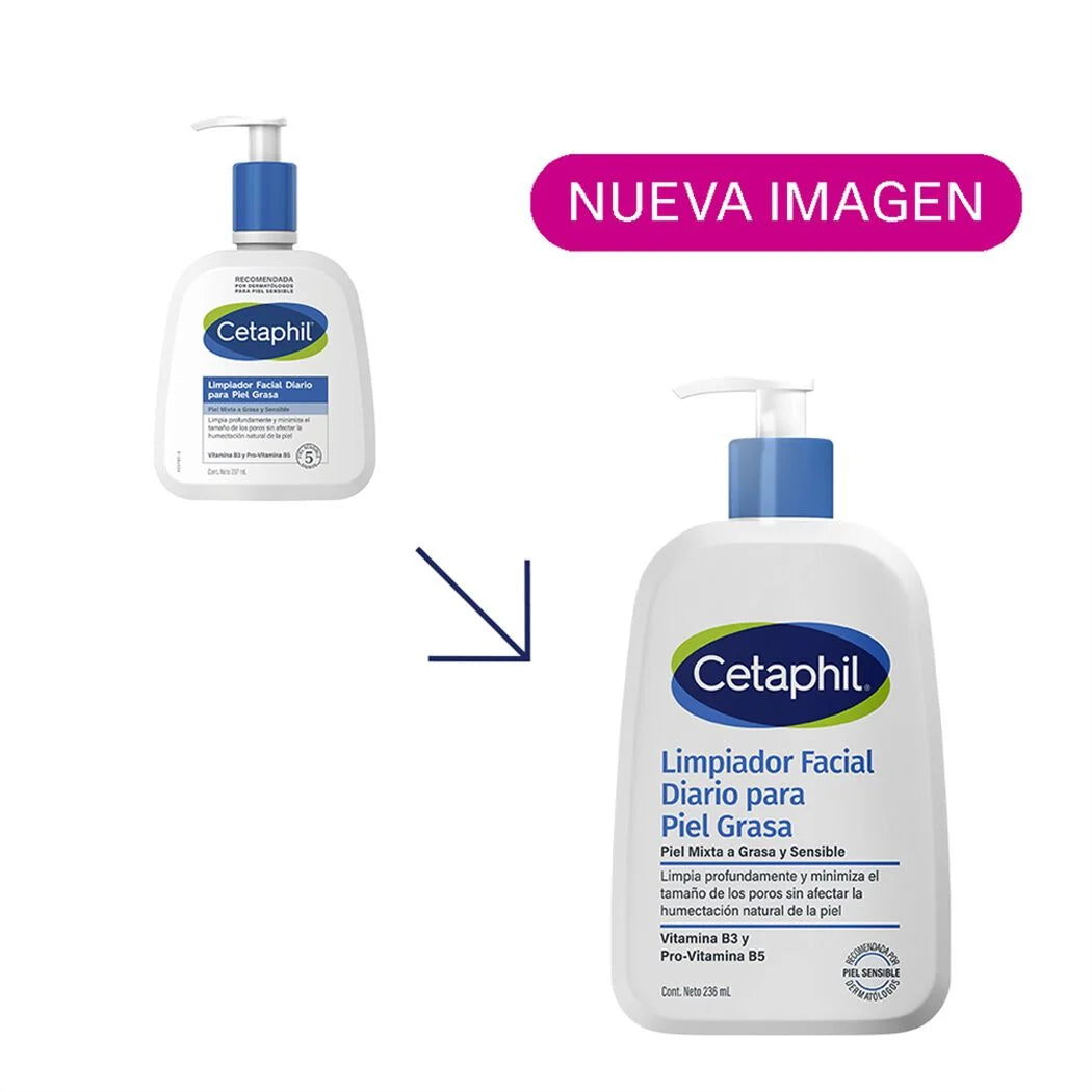 CETAPHIL LIMPIADOR FAC PIEL GRASA 236ML