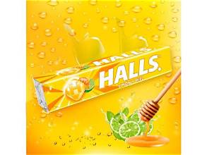 HALLS HONEY LEMON x 9 UDS