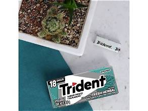 CHICLE TRIDENT EVUP FRESH HERBAL X 12 UDS