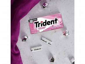 CHICLE TRIDENT EVUP COOL BUBBLE X 12 UDS