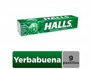 HALLS YERBABUENA LYPTUS X 9 UDS