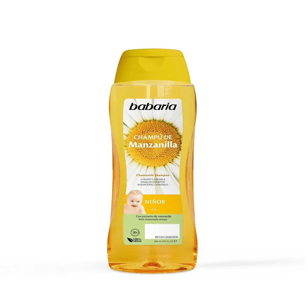 SHAMPOO BABARIA NIÑOS MANZANILLA 600 ML