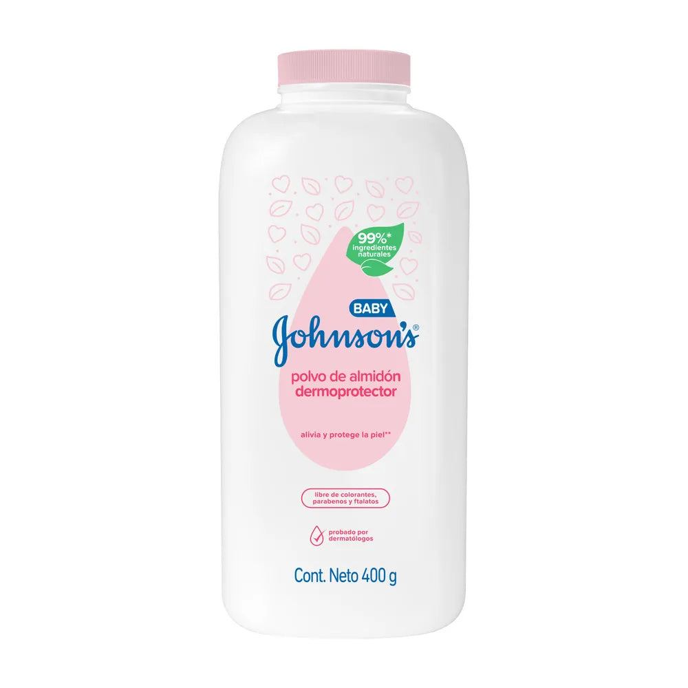 TALCO JOHNSON’S BABY POLVO DE ALMIDÓN DE MAÍZ 400 G