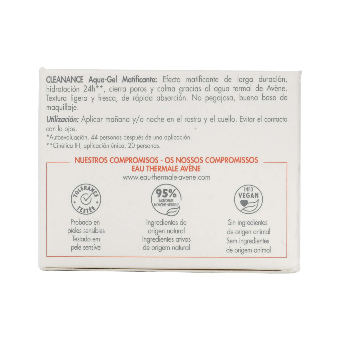 CLEANANCE AVENE GEL AQUA 50ML