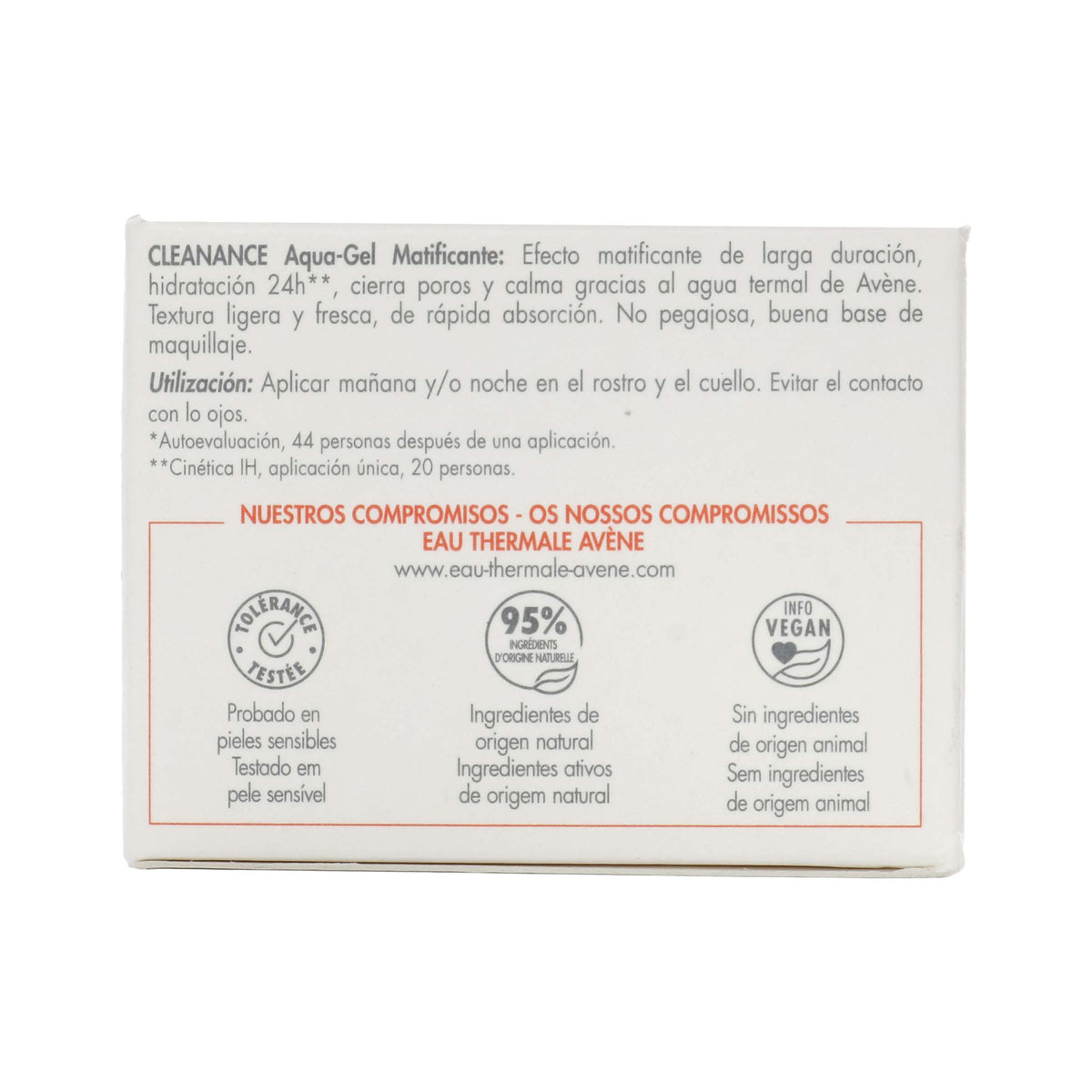 CLEANANCE AVENE GEL AQUA 50ML