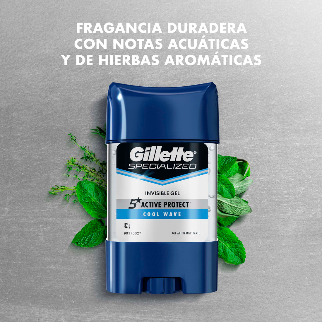 DTE.GILLETTE GEL COOL WAVE 82 GR