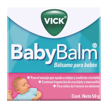 VICK BABYBALM BÁLSAMO PARA BEBÉS 50 G
