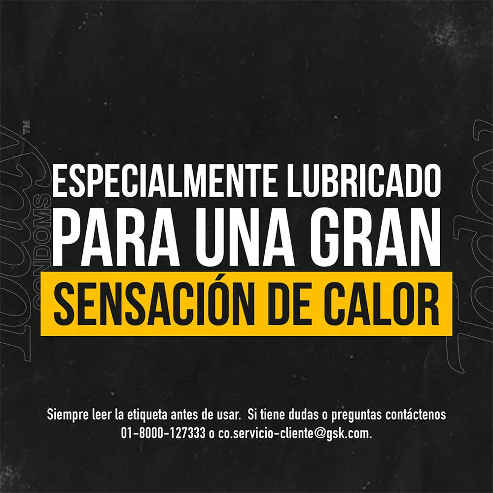 PRESERVATIVO TODAY HOT SENSATION X 3 UNIDADES