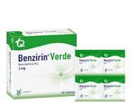 BENZIRIN VERDE EUCALIPTO X 12 TABLETAS