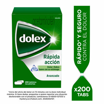 DOLEX RAPIDA ACCION AVANZ 500 MG X 10 TBS