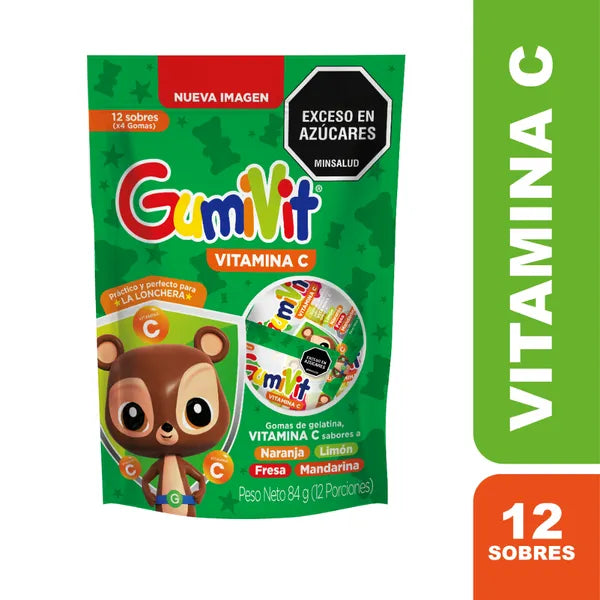 GOMAS GUMIVIT VITAMINA C — BOLSA X 12 MINISOBRES
